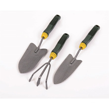 Set herramientas de jardín de 3pcs mano pala, pala, rastrillo, paleta
